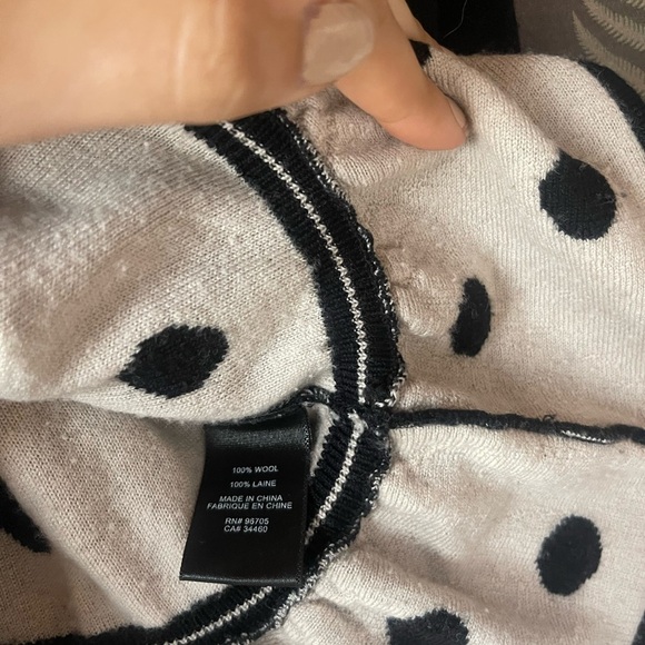 Rebecca Taylor Jacquard Dot Sweater size large - Picture 10 of 10